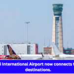 Delhi International Airport now connects to 150 destinations.