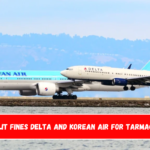 Korea MLIT fines Delta and Korean Air for tarmac delays.