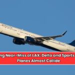 Shocking Near-Miss at LAX Delta and Sports Charter Planes Almost Collide