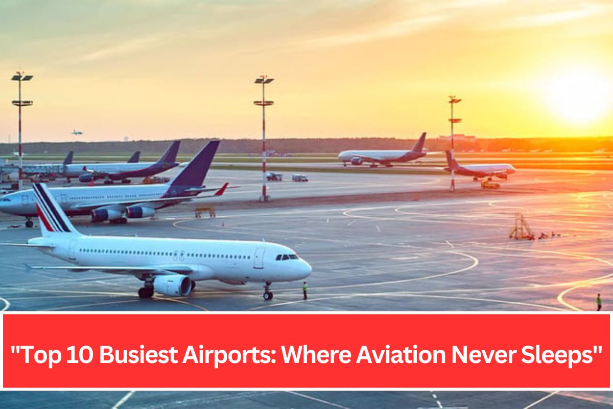 "Top 10 Busiest Airports: Where Aviation Never Sleeps"