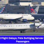 United Flight Delays; Pete Buttigieg Serves Food to Passengers