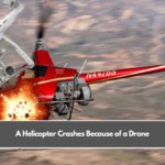 A Helicopter Crashes Because of a Drone