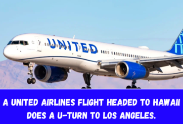 A United Airlines flight headed to Hawaii does a U-turn to Los Angeles.