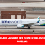 Alaska Airlines launches new routes from Anchorage and Portland.