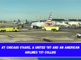 At Chicago O'Hare, a United 787 and an American Airlines 737 collide