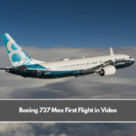 Boeing 737 Max First Flight in Video