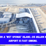 Built on a Wet Sponge Island, £15 Billion Kansai Airport is fast sinking.