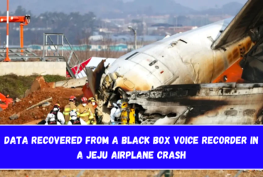 Data Recovered from a Black Box Voice Recorder in a Jeju Airplane Crash