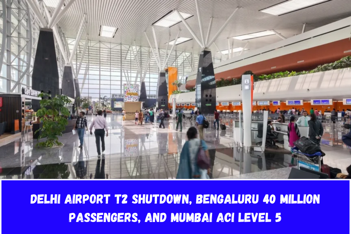 Delhi Airport T2 Shutdown, Bengaluru 40 Million Passengers, and Mumbai ACI Level 5