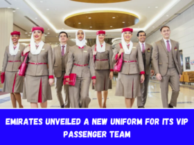 Emirates unveiled a new uniform for its VIP passenger team