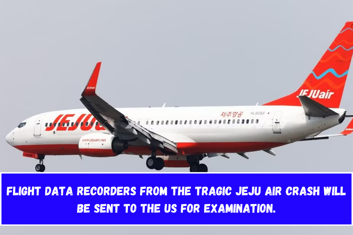 Flight data recorders from the tragic Jeju air crash will be sent to the US for examination.