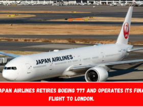 Japan Airlines retires Boeing 777 and operates its final flight to London.