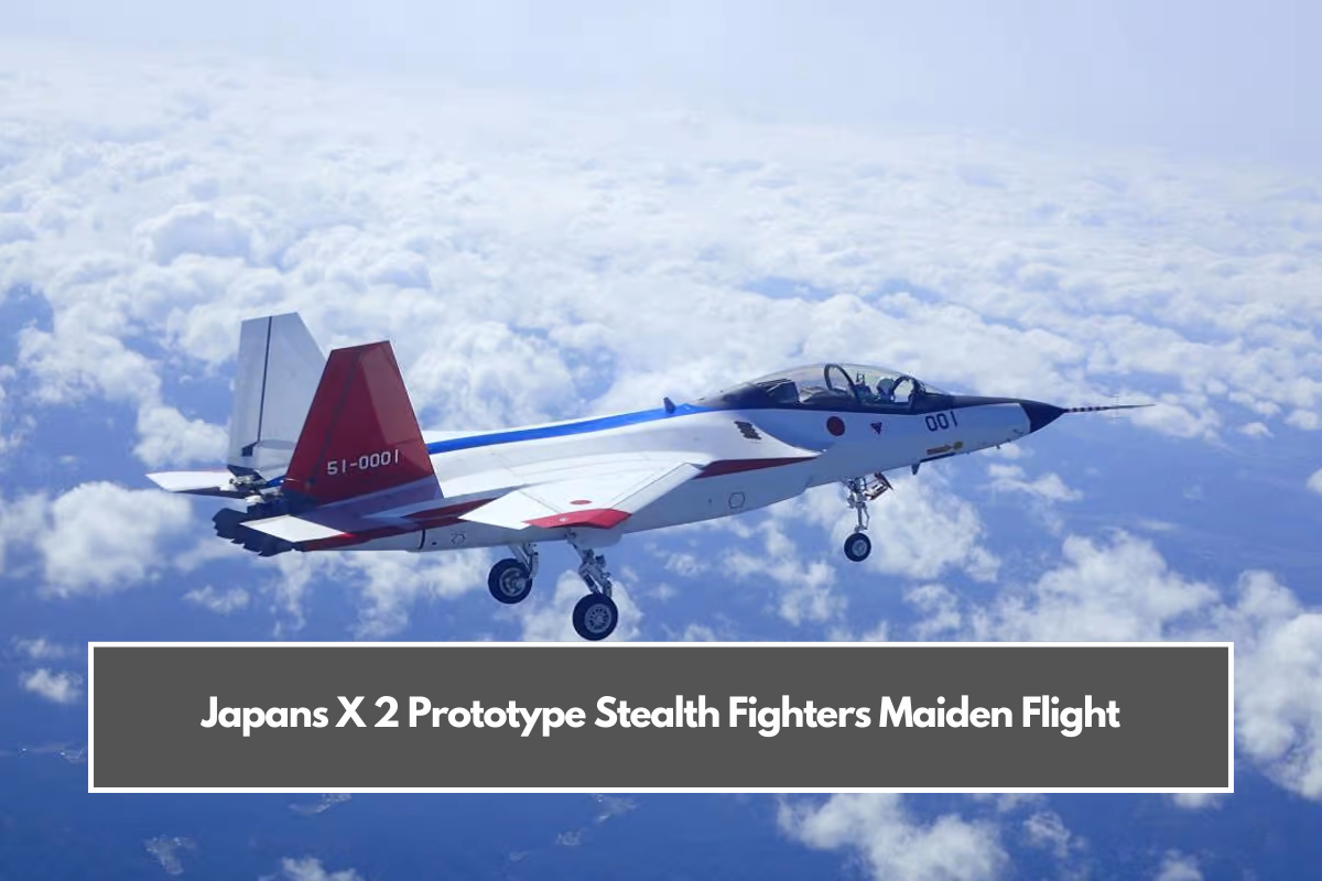 Japans X 2 Prototype Stealth Fighters Maiden Flight