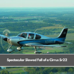 Spectacular Slowed Fall of a Cirrus Sr22