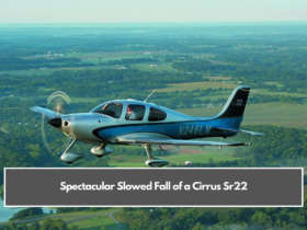 Spectacular Slowed Fall of a Cirrus Sr22