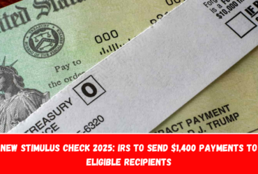 New Stimulus Check 2025 IRS to Send $1,400 Payments to Eligible Recipients