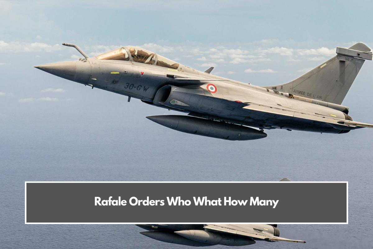 Rafale Orders Who What How Many