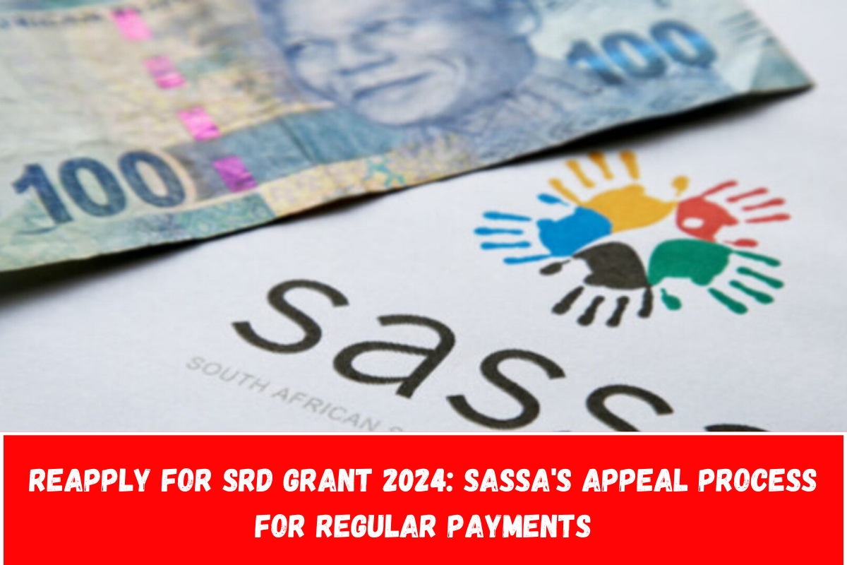 Reapply for SRD Grant 2024 SASSA's Appeal Process for Regular Payments