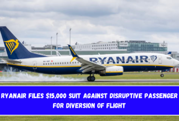 Ryanair Files $15,000 Suit Against Disruptive Passenger for Diversion of Flight