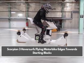 Scorpion 3 Hoversurfs Flying Motorbike Edges Towards Starting Blocks