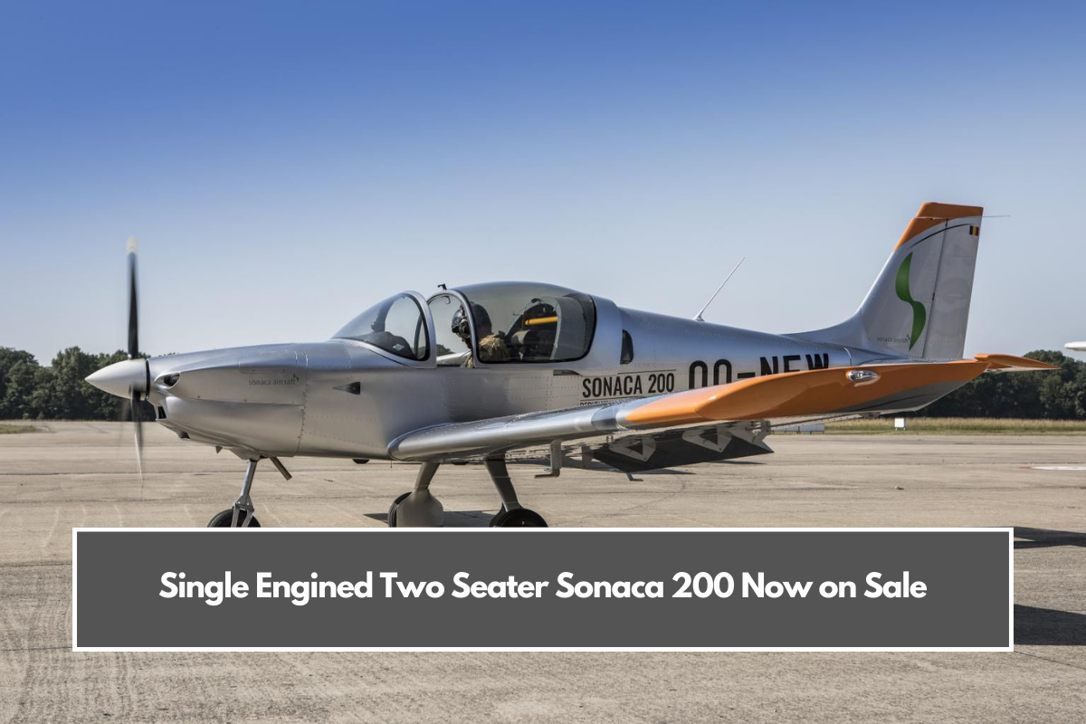 Single Engined Two Seater Sonaca 200 Now on Sale