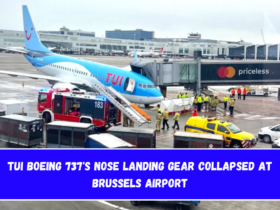 TUI Boeing 737's nose landing gear collapsed at Brussels Airport