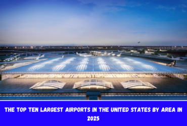 The top ten largest airports in the United States by area in 2025