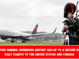 This summer, Edinburgh Airport has up to a record 14 daily flights to the United States and Canada