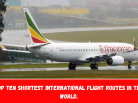 Top ten shortest international flight routes in the world.