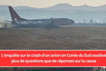 L'enquête sur le crash d'un avion en Corée du Sud soulève plus de questions que de réponses sur la cause