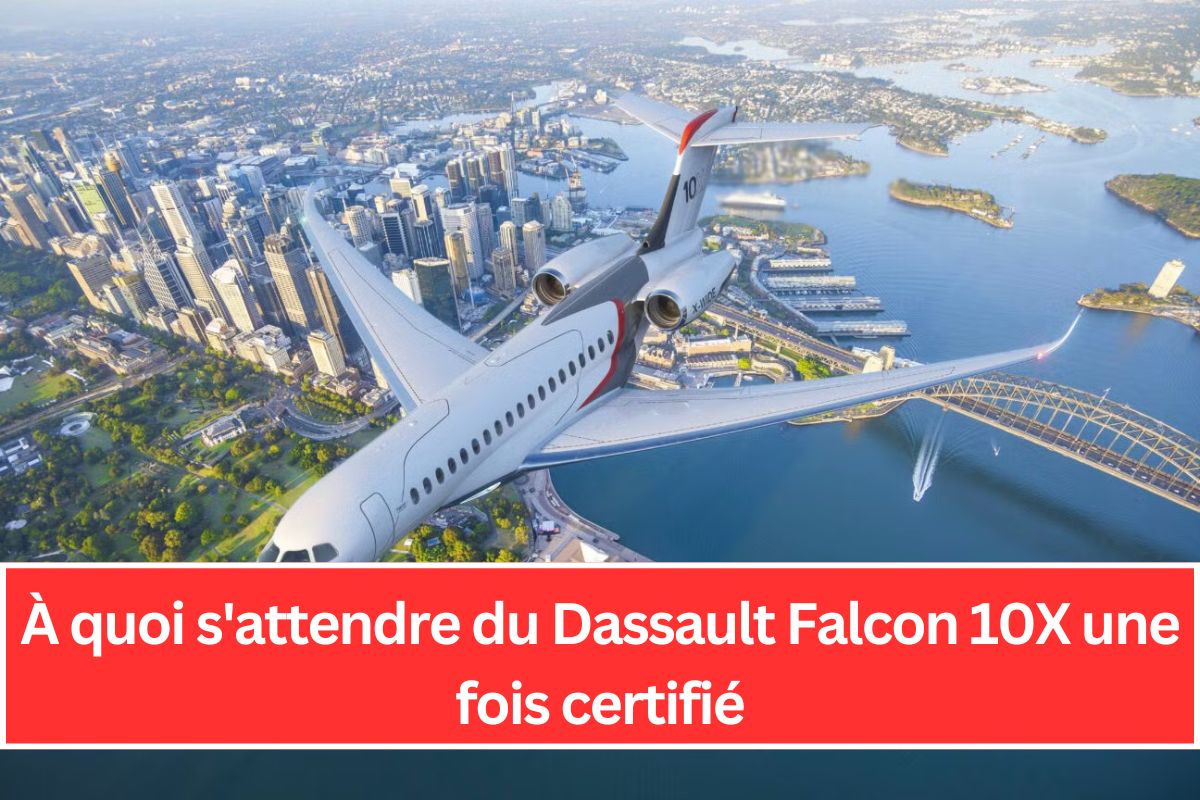 À quoi s'attendre du Dassault Falcon 10X une fois certifié