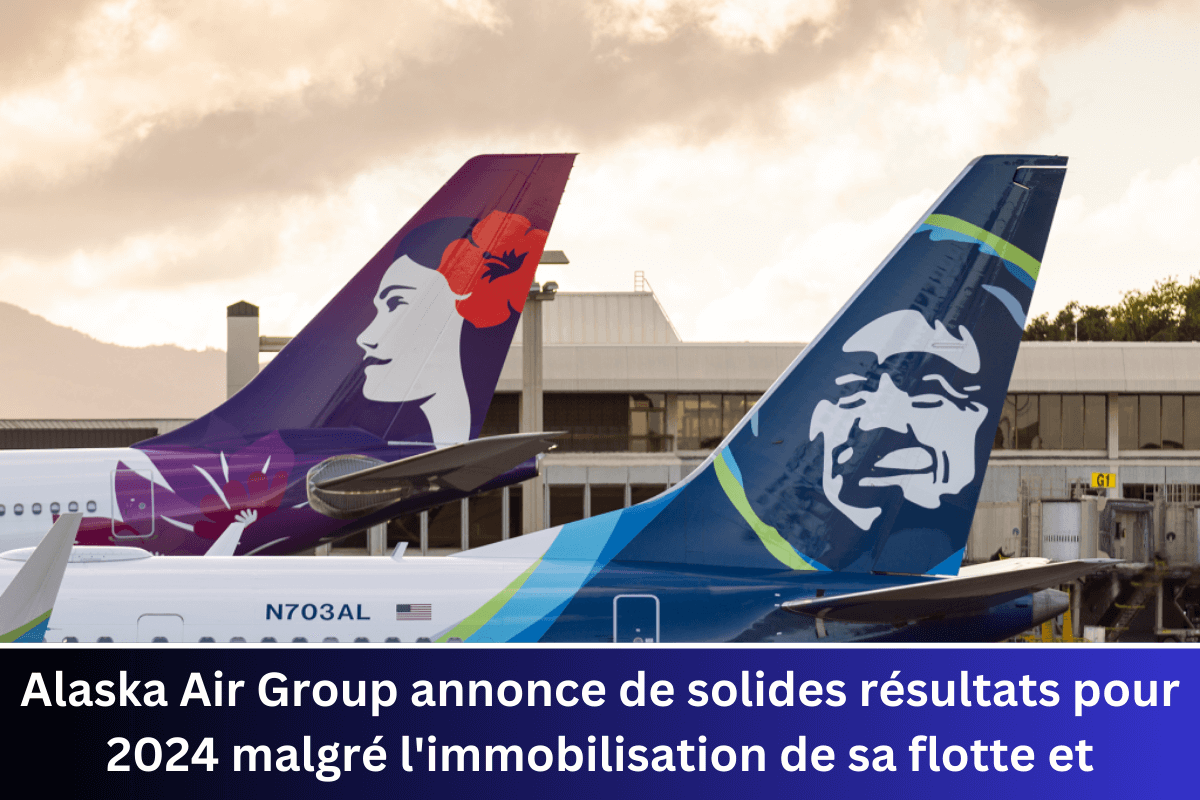 Alaska Air Group annonce de solides résultats pour 2024 malgré l'immobilisation de sa flotte et l'acquisition de Hawaiian Airlines