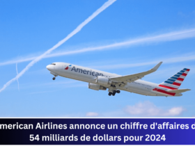 American Airlines annonce un chiffre d'affaires de 54 milliards de dollars pour 2024