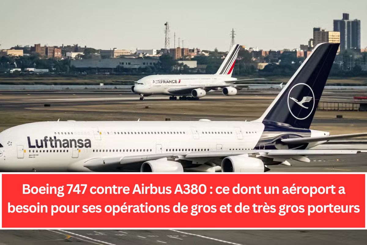 Boeing 747 contre Airbus A380 : ce dont un aéroport a besoin pour ses opérations de gros et de très gros porteurs