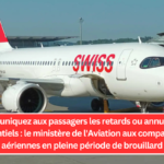 Communiquez aux passagers les retards ou annulations potentiels : le ministère de l'Aviation aux compagnies aériennes en pleine période de brouillard