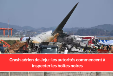 Crash aérien de Jeju : les autorités commencent à inspecter les boîtes noires