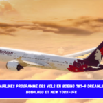 Hawaiian Airlines programme des vols en Boeing 787-9 Dreamliner entre Honolulu et New York-JFK