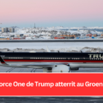 La Force One de Trump atterrit au Groenland