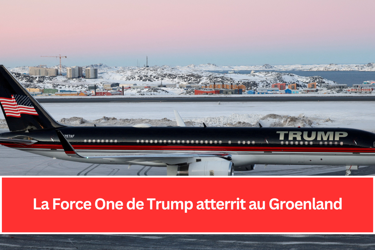 La Force One de Trump atterrit au Groenland