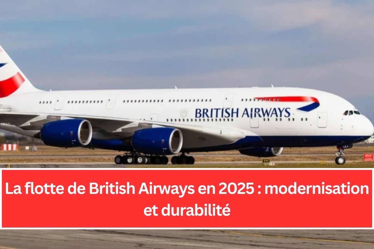 La flotte de British Airways en 2025 : modernisation et durabilité