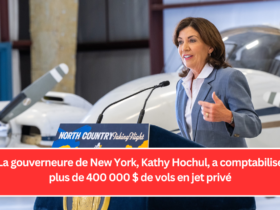 La gouverneure de New York, Kathy Hochul, a comptabilisé plus de 400 000 $ de vols en jet privé