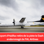 L'aéroport d'Halifax retire de la piste le Dash 8-400 endommagé de PAL Airlines