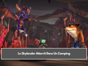 Le Skylander Atterrit Dans Un Camping