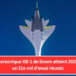 Le supersonique XB-1 de Boom atteint 2025 avec un 11e vol d'essai réussic