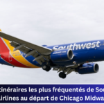 Les 15 itinéraires les plus fréquentés de Southwest Airlines au départ de Chicago Midway