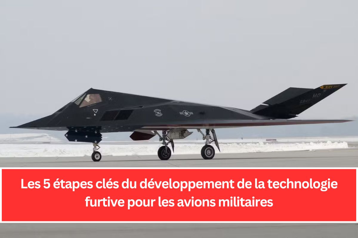 Les 5 étapes clés du développement de la technologie furtive pour les avions militaires