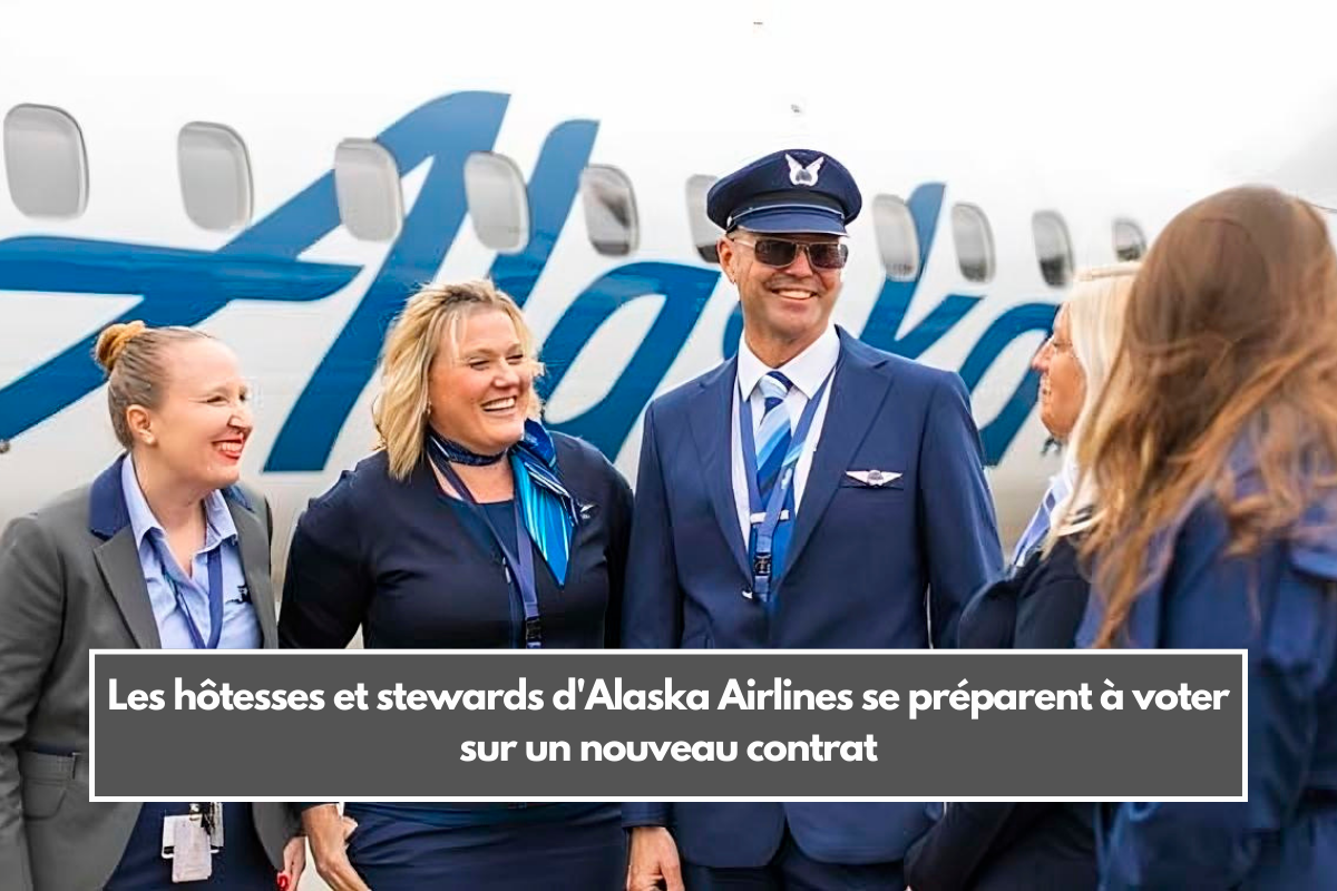 Les hôtesses et stewards d'Alaska Airlines se préparent à voter sur un nouveau contrat