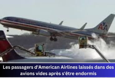 Les passagers d'American Airlines laissés dans des avions vides après s'être endormis