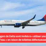 Les passagers de Delta sont invités à « utiliser une bouteille d’eau » en raison de toilettes défectueuses