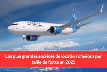 Les plus grandes sociétés de location d'avions par taille de flotte en 2025